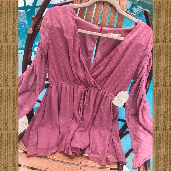 Altar'd State Pants - nwt! altar’d state mauve romper